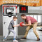 Basketball Hoop Indoor for Kids 16.5" X 12.5" - Automatic Scoring Basketball Hoop Mini Basketball Hoop for Door with 2 Balls，Basketball Toy for Kids Boys Teens，Perfect for A Basketball Lover as Gift