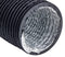 Ø 125mm / 3m Black Flexible Exhaust Hose with Aluminium Insulation - Ø 5'' / 10ft Air Conditioner Hose - Flexible Pipe