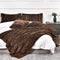 YUSOKI Luxury Double Sided Faux Fur Throw Blanket(Without Pillows),Soft Fuzzy Fluffy Cozy Blanket Plush Furry Comfy Warm Blanket for Couch Bed Chair Sofa Bedroom Men Boys Gift(Brown,50" x 63")