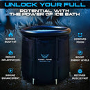 Ice Bath Tub for Athletes - Cold Plunge Tub Outdoor and Indoor - Cold Plunge Barrel for Muscle Recovery - Portable Ice Bath Tub for Cold Water Therapy - Ice Bath Tub for Adults With Lid by Cool Mind