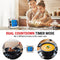 ThermoPro TM02 Digital Kitchen Timer with Dual Countdown Stop Watches Timer/Magnetic Timer Clock with Adjustable Loud Alarm and Backlight LCD Big Digits/ 24 Hour Digital Timer for Kids Teachers