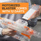 NERF Modulus Ghost Ops Evader Motorized Blaster - Light-Up See-Through Blaster and Barrel Extension, Includes 12 Official Nerf Elite Darts (Amazon Exclusive), Multicolored