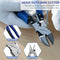 Diagonal Cutting Pliers-KAIHAOWIN 8" Heavy Duty Wire Cutter Wire Stripper Crimper-High Leverage with Compound Action Design Diagonal Cutters-Multi function Professional Industrial Cut Hardened Wire