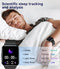 LIGE Smart Watch Men Women Bluetooth Phone Call for Android iOS Sport Fitness Activity Tracker Male Smartwatch 1.83" Square Screen Heart Rate Sleep Monitor Black Silicone Couple Gents Smartwatch