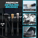 Carmodex Car Wash Cleaning Kit, Manual Foam Sprayer, Premium Brushes, Professional Interior/Exterior Car Detailing Kit – Car Care Gift Tool Set for Women and Men, 25pcs Car Detailing Kit for Vehicles