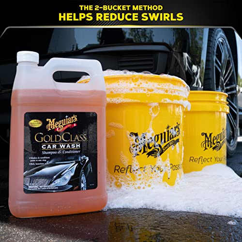 Meguiar's Gold Class Car Wash, Car Wash Foam for Car Cleaning - 1 Gallon Container