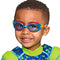 Zoggs Kids' Little Sonic Air Swimming Goggles (up to 6 Years), Blue/Green/Light Blue/Tint, One Size