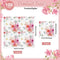 100 Pcs Spring Floral Napkins 3 Ply Flower Dinner Paper Guest Napkins Spring Flowers Disposable Paper Napkins Hand Towels for Spring Birthday Baby Shower Wedding Holiday Party Decor (6.5 x 6.5 Inch)