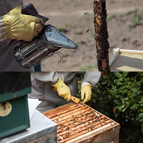 Honey Lake Beekeeping Supplies Bee Smoker Starter Kit, 16 Pcs Bee Keeping Starter Kit Bee Keeping Supplies-All for Beekeepers Including Different Kinds of Beekeeping Tools