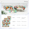 Zenify Earth Beeswax Food Wraps - Set of 3 - Eco Friendly Reusable Food Storage Covers - Australian Owned