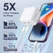 iPhone Fast Charger, 35W USB C Fast Charger with iPhone Charger Lightning Cable + USB C Charger Cable, Dual USB C Charger Wall Charger, iPhone Charger Plug for iPhone14/13/12/11/X/iPad/Samsung/OPPO
