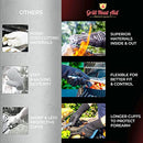 Barbecue Gloves - Heat Resistant Grill or Oven - Cooking and Grilling - Non Slip Silicon Design