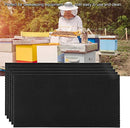 10 Pcs Bee Foundation Sheets Foundation Heavy Bee Waxed Coated Black Plastic 10 Sheets Pack Nest Frame Beekeeping Supplies