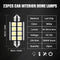 23Pcs Car LED Interior Light Bulb,Universal Canbus Error Free LED Bulbs Kit for Car Interior Dome Map Door Courtesy License Plate Lights BA9S Canbus T10 C5W Xenon-White