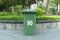 Bin Numbers for Wheelie Bins (Pack of 4 Stickers) - Choice of 0-9 Bin Numbers - White Self Adhesive Vinyl Wheelie Bin Numbers, 17.3cm Long Wheelie Bin Stickers for waste bin, garbage bin (No.5)