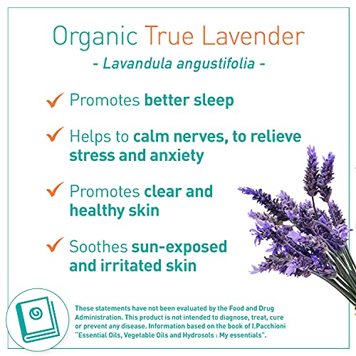 Puressentiel Organic Essential Oil - Lavender True For Unisex 0.3 oz Oil