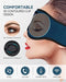 MUSICOZY Sleep Headphones 3D Bluetooth 5.2 Headband Wireless Sleep Mask, Sleeping Headphones Music Eye Mask Earbuds for Side Sleepers, Air Travel, Built-in Ultra Soft Thin Speakers Microphones