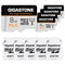 [10x High Endurance] Gigastone 8GB 5-Pack MLC Micro SD Card, 10x High Endurance Full HD Video Recording, Security Cam, Dash Cam, Surveillance Compatible 85MB/s, U1 C10