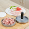 GWHOLE Burger Press with 100PCS Wax Papers Set Non-Stick Patty Maker Hamburger Press Mold Aluminum for BBQ Grill