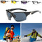 SagaSave Cycling Glasses, Stylish UV400 Outdoor Sports Protection Goggles Sunglasses for Man and Woman (Clear)