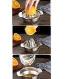 Lemon Juicer Stainless Steel Lemon Squeezer Manual Juicers (Gold)