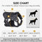 Tactical Dog Vest Harness with Pouches for Medium Large Dogs No Pull, Military Dog Harness with Rubber Handle, Service Dog Vest with Molle & Loop Panels, Adjustable Pet Harness for Hunting Walking