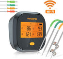 Inkbird WiFi Digital BBQ Meat Thermometer IBBQ-4T with 4 Probes Rechargeable Battery + Waterproof Carrying Case for BBQ Kitchen Outdoor Barbeque Grills Oven