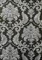 Retro Damask Wallpaper Black Silver High Standard Embossed Vinyl Decorative Wallpaper 0.53m*10m=5.3㎡