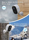 Dzees Security Cameras Wireless Outdoor - Spotlight & Siren, 1080P Battery Powered WiFi Cameras for Home Security, AI Motion Detection, Color Night Vision, 2-Way Talk, Waterproof, SD/Cloud