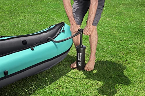 Bestway Hydro Force 2 Person Inflatable Kayak | Ventura Kayak Set with Hand Pump, Paddles and Storage Bag, Turquoise, 86 x 333 x 113 cm