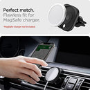 Spigen Mag Fit Car Mount Phone Holder Designed for Mag Safe (Charger Not Included & Requires USB-C Car Charger) - Black