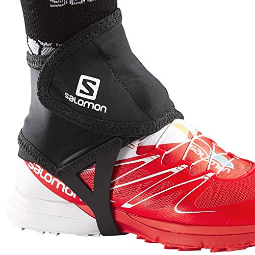 Salomon 329166 Trail Gaiters Low, Men, Black, Large 9.5-12