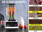 2L Commercial Blender Smoothie Food Processor Mixer Kitchen Juicer Ice Crush