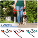 PuppyDoggy Dog Leash 6 FT Soft Padded Handle Dog Lead with 3 Reflective Thread for Large Medium Dogs Heavy Duty Dog Rope Double Layer Nylon Pet Leash for Running Walking Training (Green 1 Pack)