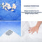 yescool Faux Fur Weighted Blanket 48"x72" 15lbs,Fuzzy Cozy Shaggy Weighted Blanket Queen Size for Adult，Fluffy Sherpa Comfy Heavy Blanket for Women Men,Warm Soft Plush Blue Blanket for Couch Sofa Bed