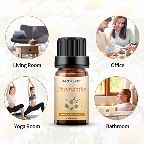 Chamomile Essential Oils 100% Pure & Natural Organic Chamomile Essential Oil for Diffuser Aromatherapy - 10ML