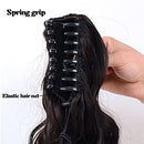 Synthetic Hair Extensions Wigs Women Toupee Short Wavy Curly Claw Ponytail Hair Clip in Hair Extensions Women Hair Wigs