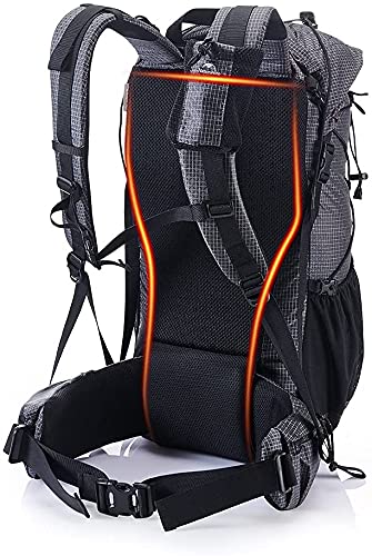 Naturehike 65L Hiking Backpack for Outdoor Camping Travel Trekking Rucksack for Men (black-65L)