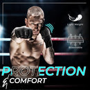 EVO Fitness Matte Black MMA Gloves Martial Arts Mitts Grappling Sparring Men Muay Thai Cage Fighting Boxing Combat Sports Women pink UFC Punching Bag Training (Medium, Black)