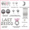 ZCOINS Last Disco Bachelorette Party Balloons Kit Sliver Pink Party Decorations, 2 Sliver Foil Fringe Curtains, Disco Ball Diamond Ring Balloons for Cowgirl Nashville Bridal Shower Hen Party Supplies