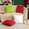 MIULEE Pack of 2 Luxury Faux Fur Throw Pillow Cover Deluxe Decorative Plush Pillow Case Cushion Cover Shell for Sofa Bedroom Car 18 x 18 Inch Green