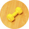 BalanceFrom Set of 2 Neoprene Coated Non-Slip Grip Dumbbell Weights, Yellow