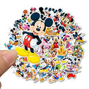 Mickey Mouse Stickers,50 Pcs Graffiti Vinyl Waterproof Decals for Water Bottles Computer Bicycle Skateboard Luggage Phone Pad Laptop Kids Teens Adults Stickers Pack