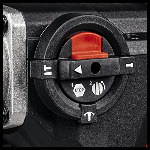 Einhell TE-RH 40 3F Rotary Hammer Drill Kit | SDS Max 3-in-1 Drill - Pneumatic Impact Drilling/Chiselling With and Without Lock | 1050W, 10 Joule Impact Force, Anti-Vibration System