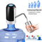 Myvision Automatic Drinking Water Pump ,USB Charging ,Portable Electric Water Dispenser Switch for Universal 5 Gallon Bottle - Black