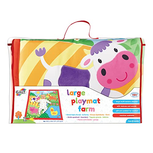 Galt Toys, Large Playmat - Farm, Baby Play Mat, Ages 0 Months Plus