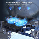Zeptron Height Adjustable Laptop Cooling Pad / Cooling Stand / Cooler with Two Fans Compatible for HP, Dell, MacBook, Lenovo, Acer / 10 Inches, 13”,14 Inch,15.6 Inches All Laptops & Notebooks