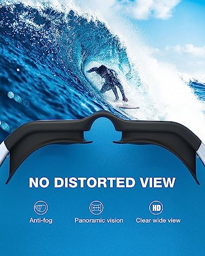 ZIONOR Swim Goggles, G1 Polarized Swimming Goggles Anti-Fog for Adult Men Women