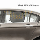 Car Shade for Window Interior Screen Double-Layer Mesh Sun Block, Protect Baby from Sunlight, UV Rays.