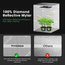 VIVOSUN 2-in-1 36"x24"x53" Mylar Reflective Grow Tent for Indoor Hydroponic Growing System